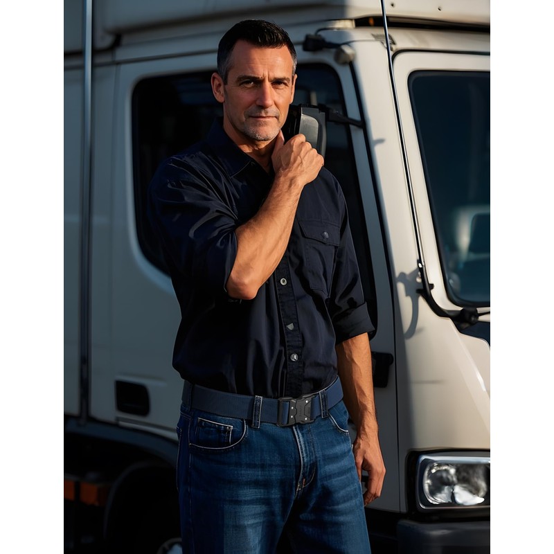 JUKMO Quick Release Belt, Work Belt, Men's Tactical Belt, Military