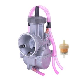 SVKZGFZ PWK 36mm Carburetor for Honda CR250 CR250R ATC250R TRX250X Kawasaki KX125 KX250 Suzuki RM125 RM250 Yamaha YZ125 YZ250 125-300CC Universal ATV Quad Scooter Dirt Pit Bike Engine Carb