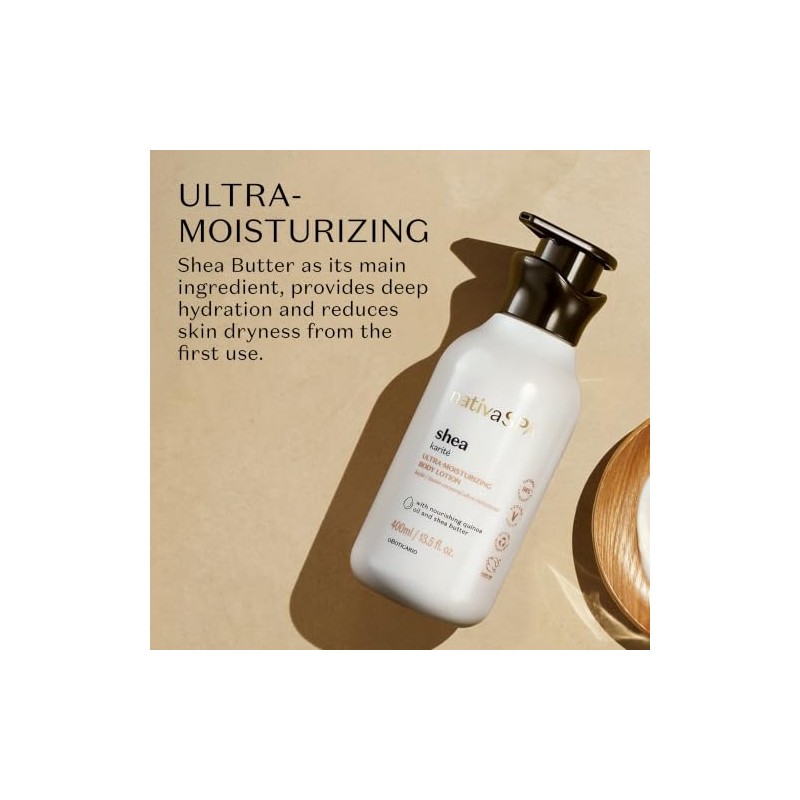 Nativa SPA Shea Moisturizing Body Lotion, 400ml | 13.5 fl.oz