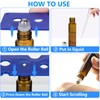 DTDNZKN 4 Pack of 0.34 Oz (10ml) Essential Oil Roller