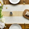 Artoid Mode Boho Yellow Rural Rustic Farmhouse Tassel Table Runner,