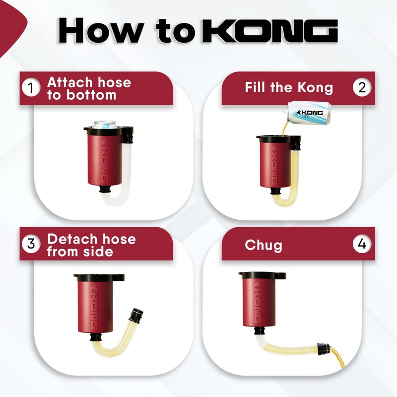 The Kong 2.0 - A Portable Can or Bottle Cooler/Cup