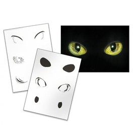 UMR-Design AS-146 Cat Eyes Airbrush Stencil Step by Step Size M
