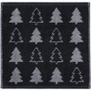 Cawö Home Flannels Christmas Edition Christmas Trees 794 Black -