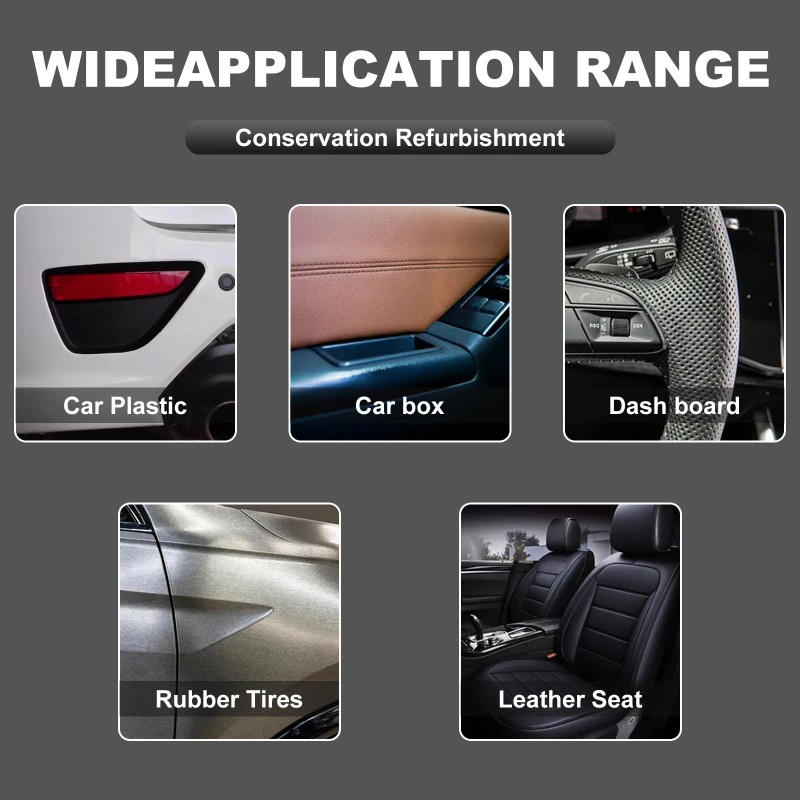 Homonth Plastic Restorer, Automotive Interior Refurbishment Plated Crystal Anti-Rust Care
