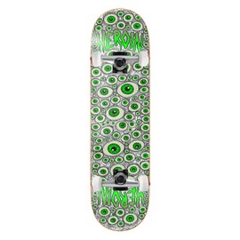 Heroin Skateboard Assembly Eyes Holographic Symmetrical 8.25" x 31.75" Complete