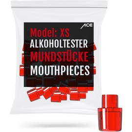 ACE XS Mouthpieces - 20 Mouth Pieces for The ACE XS Breathalyzer - Economy Pack with 20 Mouth Pieces - Alco-Tester Accessory