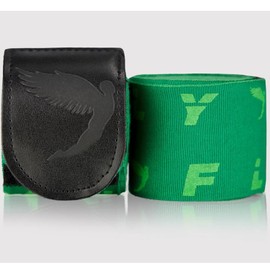 Fly Sports Premium Boxing and Martial Arts Equipment | Boxing Hand Wraps | Monogram Handwraps (Green, 250cm)