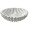 OAKOA Concrete Decorative Bowl - White Large Decorative Bowls for
