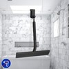 OWATRKDEY Shower Squeegee with Hanger, 8.5" Shower Squeegee for Shower