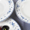 fanquare 8 Inch Porcelain Soup Bowls Set of 4, Round