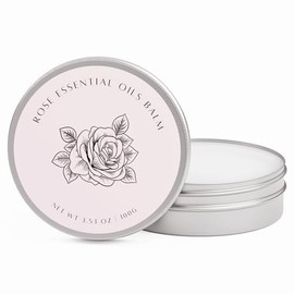 Bálsamo de masaje con aceite de rosa para el cuidado de la piel seca, manteca corporal perfumada con vitamina E para mujeres y hombres, aceite corporal humectante y reafirmante, mezclas con cedro,