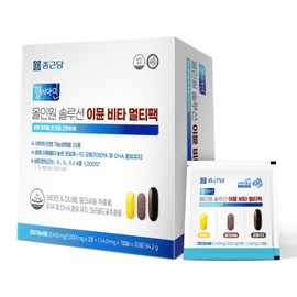 Chong Kun Dang All-in-One Immune Multivitamin Multipack 1 Set / Men’s Women’s Multivitamin Mineral Omega 3 Lutein Milk Thistle / 종근당 올인원 이뮨 멀티비타민 멀티팩 1세트 / 남성 여성 종합비타민 미네랄 오메가3 루테인 밀크씨슬