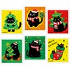 Colorful Christmas Black Cat Swedish Kitchen Towel Winter Snowflake Christmas