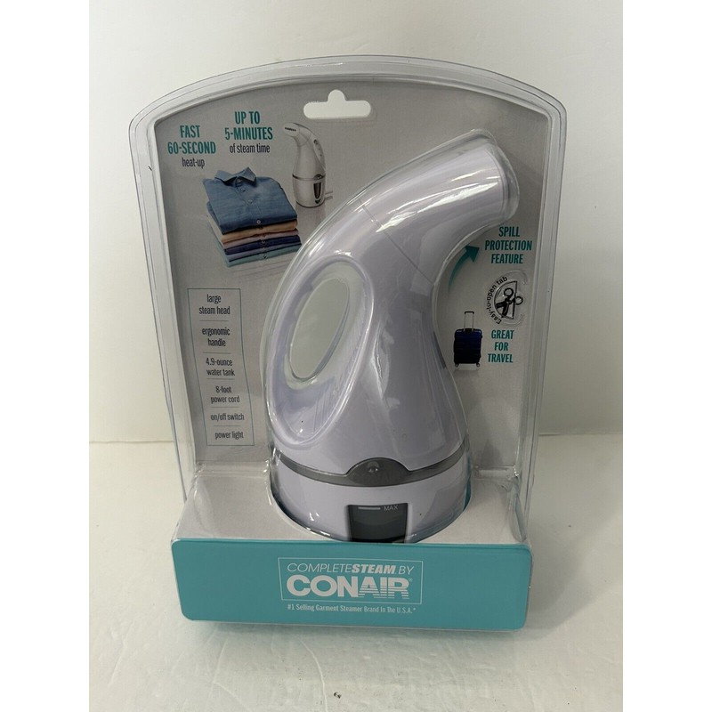 Conair CompleteSteam 1100 Watt Handheld Fabric Steamer, White
