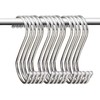 KEESIN 15 PCS S Shaped Metal Hanging Hook Stainless Steel