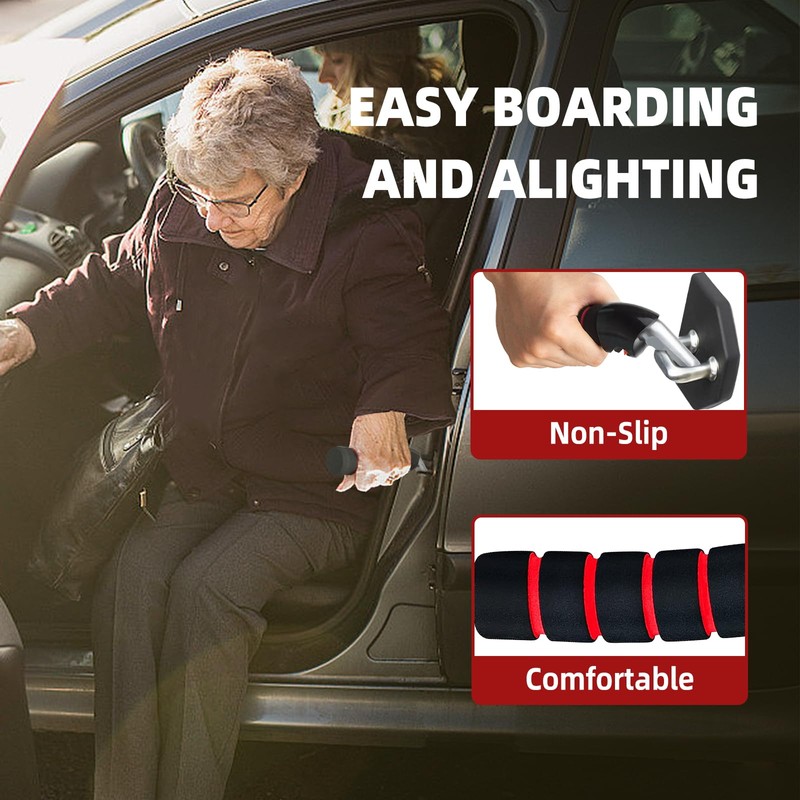 Vexellence Car Door Handle for Elderly, Mobility Car Assist Transfer