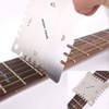 15 Pieces Guitar Luthier Tools Set Including String Action Ruler