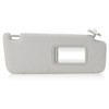 Right Passenger Side Grey Sun Visor with Vanity Light Fit