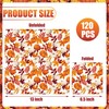 120 servilletas de papel de otoño, calabaza, hojas de arce,