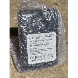 Unbranded Li-ion Rechargeable battery pack for Dyson D61 21.6 v 4000mAh 86.4 Wh.