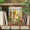 CUTEBEE Book Nook Kit - DIY Miniature Dollhouse with LED