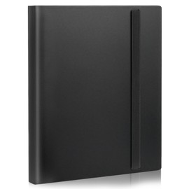 Card Binder, 9 Pocket Trading Card Album Folder,20 Pages, 360 Card Capacity Sports Card Binder, Premium Card Binders Compatible with MTG, TCG, Baseball Cards (Black)