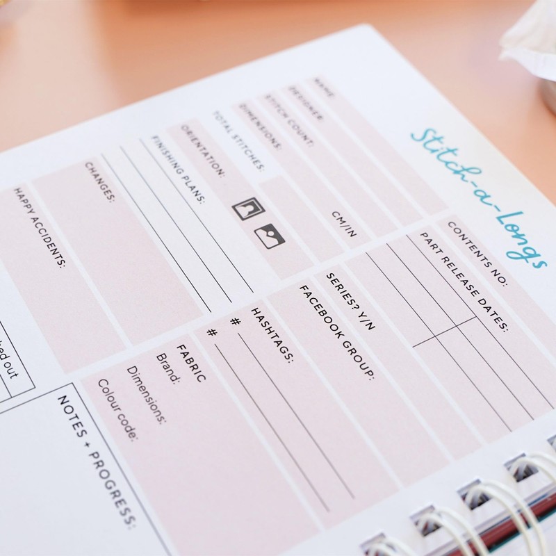 The Complete Cross Stitch Planner - Cross stitching journal incl.