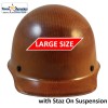 MSA Skullgard Large Cap Style with StazON Suspension - Natural