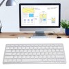 78 Keys Wireless Keyboard with Silent Buttons Ultra Slim Bluetooth