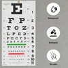 Complete Snellen Eye Exam Kit Standard 20 Feet Snellen Eye