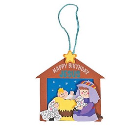 Happy Birthday Jesus Ornament Craft Kit - Crafts for Kids and Fun Home Activities