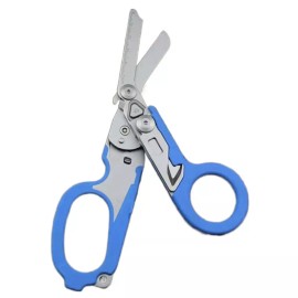 Unbranded Folding Pliers Scissors Outdoor Plier First Aid Expert Tactical Shears Emergency - Blue