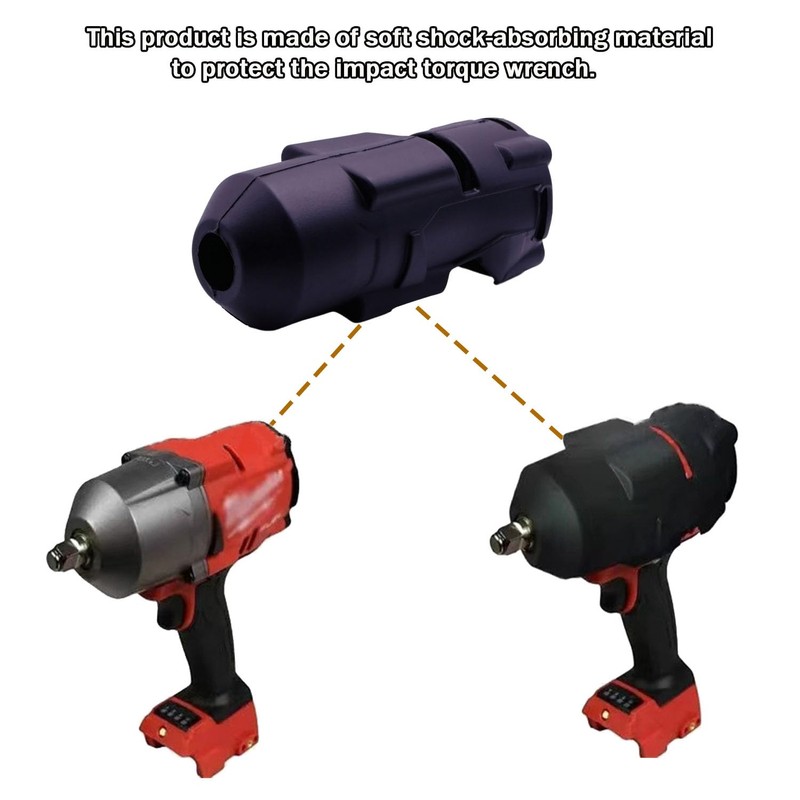 Impact Wrench Cover Compatible with milwaukee M18 Silicone Protective Sleeve