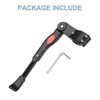 sourcing map Back Bike Kickstand Aluminium Adjustment Bicycle Single-Side Kick