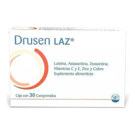 Drusen Laz Suplemento Alimenticio Caja Con 30 Comprimidos Sabor N/a