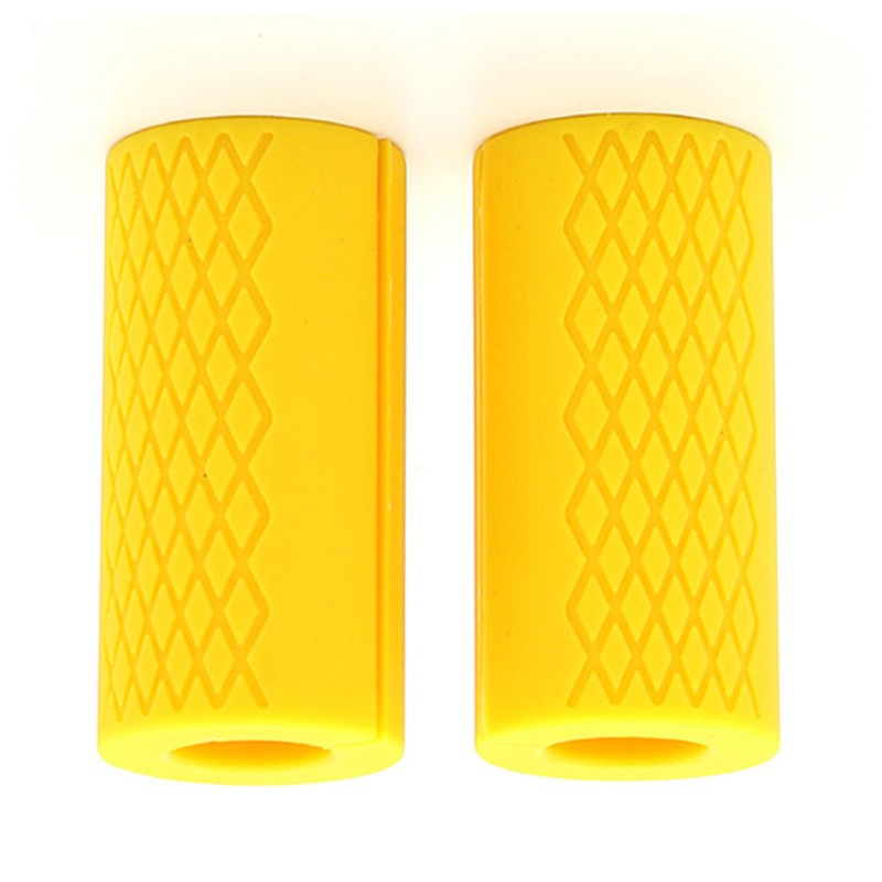 2Pcs Silicone Barbell Grips Prevent Slip Thick Bar Dumbbell Grips