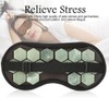 Natural Jade Stone Germanium Eye Mask Magnet Therapy Sleeping Eyeshade