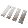 4PCS Grill Scraper Blades Stainless Steel Heavy Duty Griddle Scraper