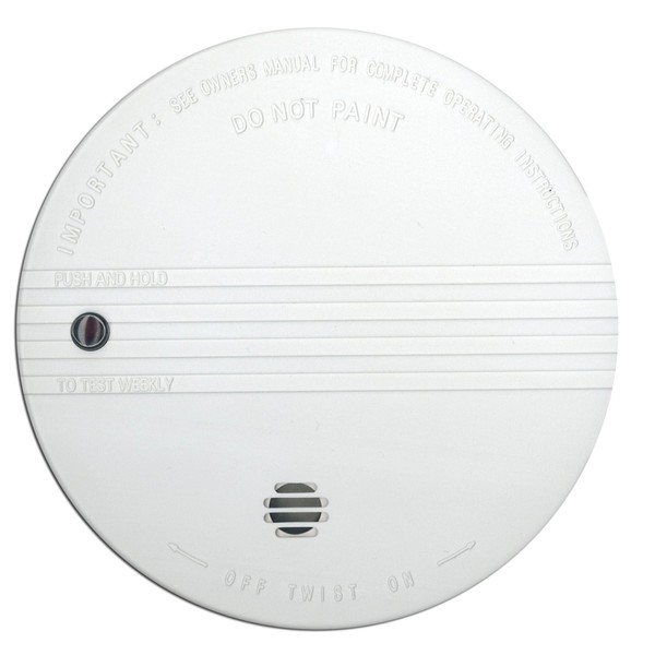 Kidde Smoke Detector, Battery Powered with Test Button