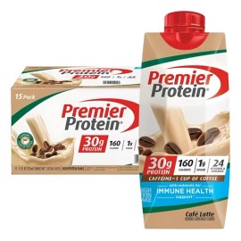 Premier Protein Café Latte Café Latte Pack15 Malteadas                                                                                                