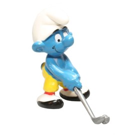 20055 - Golf Smurf by Schleich from the Smurfs - vintage rare item