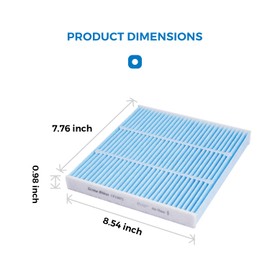 SCREW RHINO Cabin HEPA Air Filter CF11671 Replacement for RAM 1500 2500 3500 2016-2024,4500 5500 2016-2023 /Jeep Wagoneer 2022-2024,Grand Wagoneer L 2023-2024/Mazda CX-7 2007-2012
