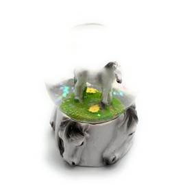 Onwomania Pferd Ross Snow Globe Glitter Ball Shaking Ball Height 6.5 cm Multicoloured