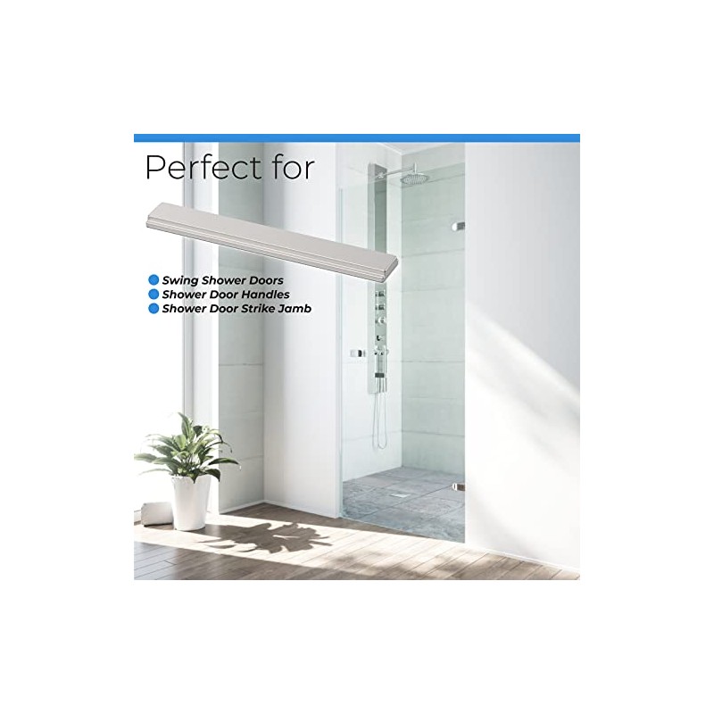 2 Pack Shower Door Magnet - 2-1/2" Long Glass Door