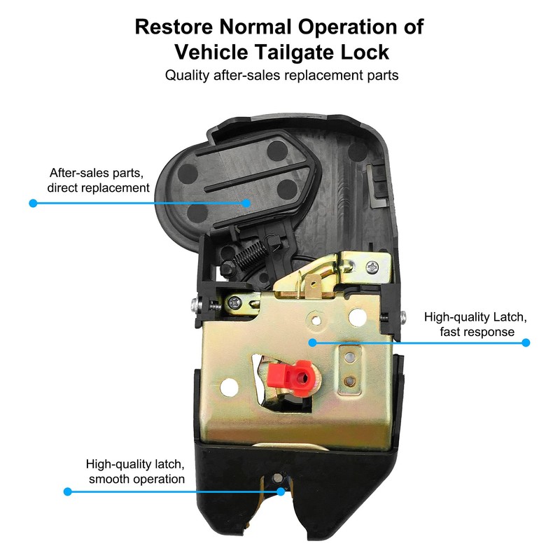 AUGREX Trunk Lock Latch Lid Handle Assembly 74851-S5A-A02 Fits for