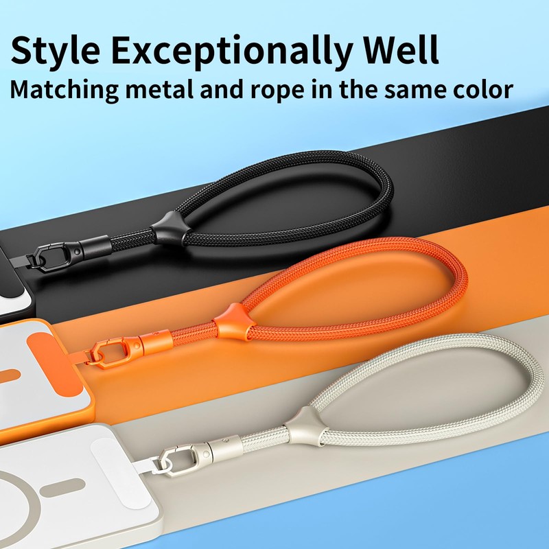 saxsion Hand Wrist Strap Lanyard,Universal Cell Phone Multifuctional Patch Lanyards