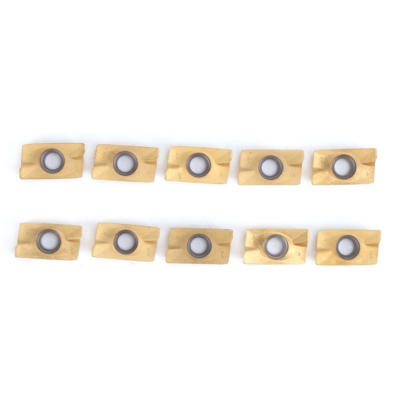 10Pcs Milling Inserts APMT1604 Cemented Carbide Yellow Coating Accessorie for