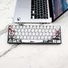 JSJT Keycaps 60 Percent - Plum Blossom Keycap,Japanese Keycap Set