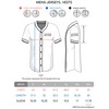 Mens Baseball Jersey Stripe Button Down Shirts Team Sports Uniforms
